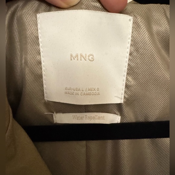 Mango Water-Repellent Beige Trench Coat - Picture 2 of 3